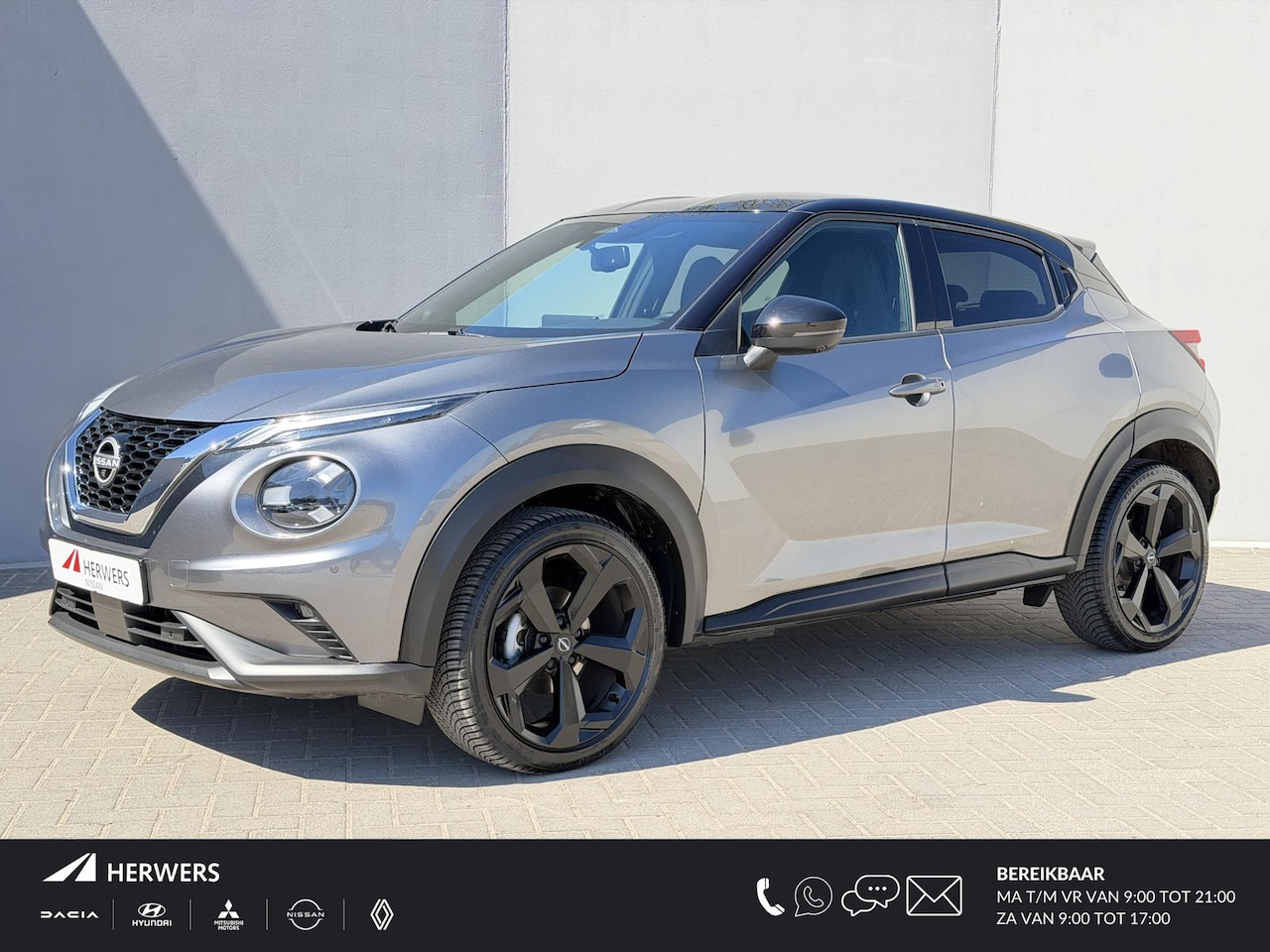 Nissan Juke - 1.0 DIG-T Tekna Automaat / Fabrieksgarantie tot 6-2028 / Navigatie / Adaptieve Cruise / 36 - AutoWereld.nl