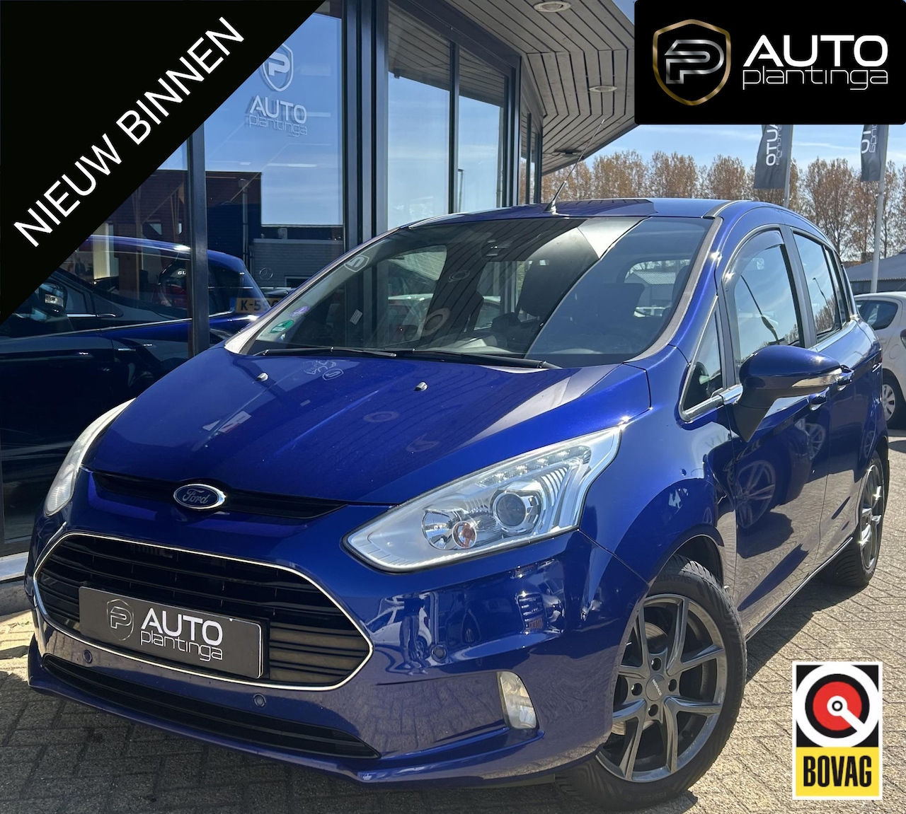 Ford B-Max - 1.0 EcoBoost Titanium 101PK | 2e Eigenaar | Volledige Onderhoudshistorie | NL AUTO | Achte - AutoWereld.nl