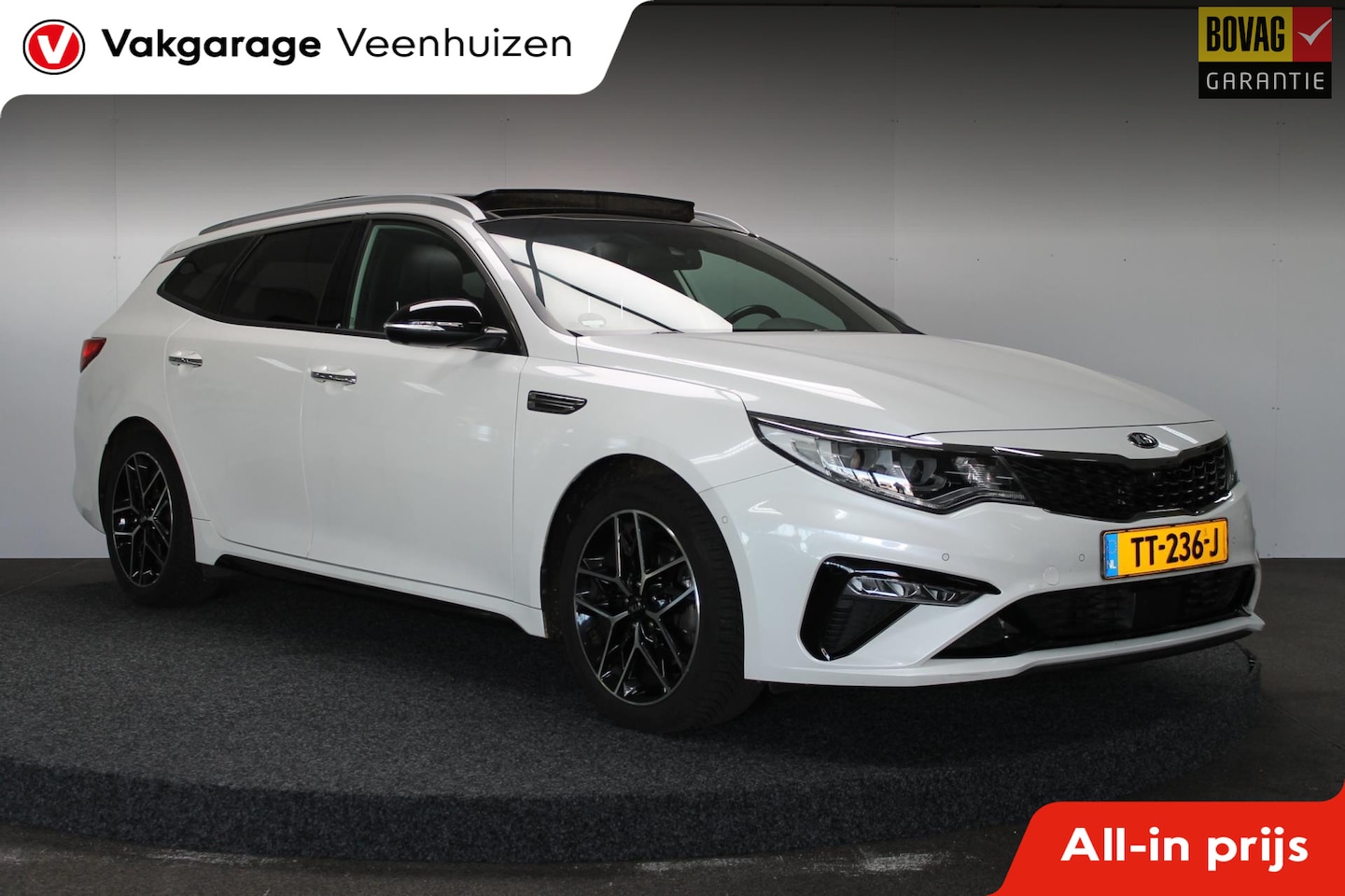 Kia Optima Sportswagon - 1.6 T-GDI GT-Line|Rijklaar prijs|Pano|Afn. Trekhaak|360 camera|Stoelverkoeling|Carplay| - AutoWereld.nl