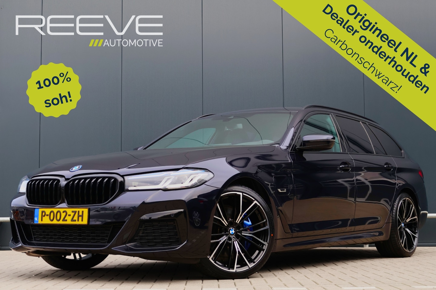 BMW 5-serie Touring - 530e M-Sport LCI | Carbonschwarz | 20 Inch | Laser Light | Live Cockpit Prof. | Leer | Sto - AutoWereld.nl