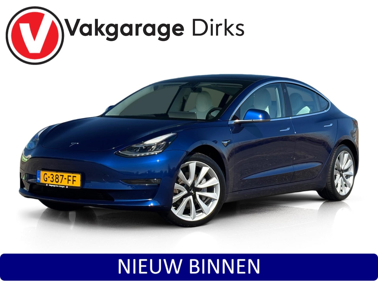 Tesla Model 3 - Long Range RWD Long Range 351 PK AWD 75 kWh ✅ Pano ✅ ACC ✅ Leder - AutoWereld.nl