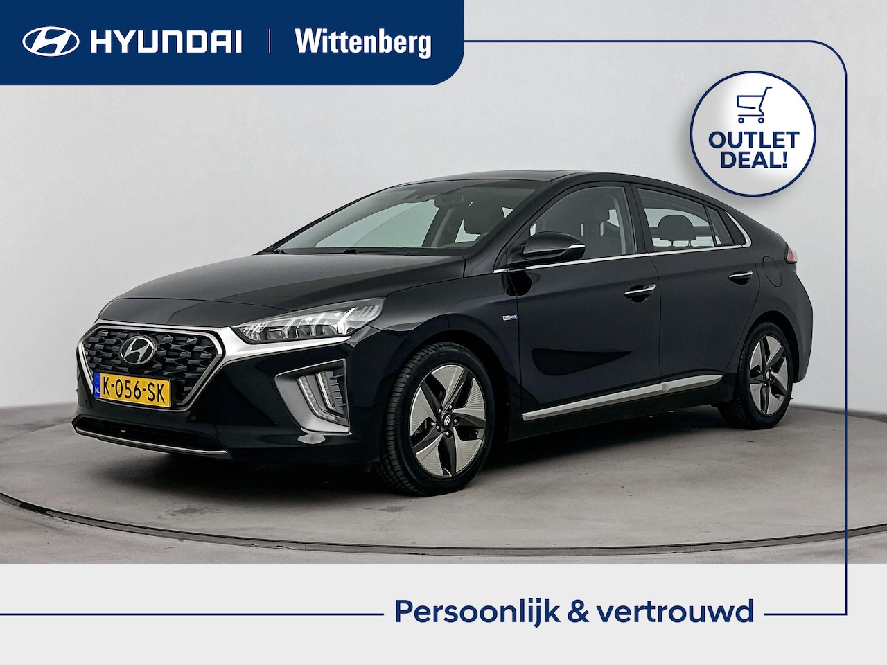 Hyundai IONIQ - 1.6 GDi PREMIUM - PLUS SKY | OUTLETDEAL | LEDER | NAVI | CLIMA | CRUISE ADAPTIEF | CAMERA - AutoWereld.nl