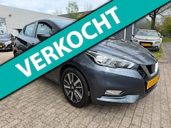 Nissan Micra - 1.0 IG-T Acenta camera, cruise, airco, elec pakket, stoelverwarming, 16'sport wielen, pdc