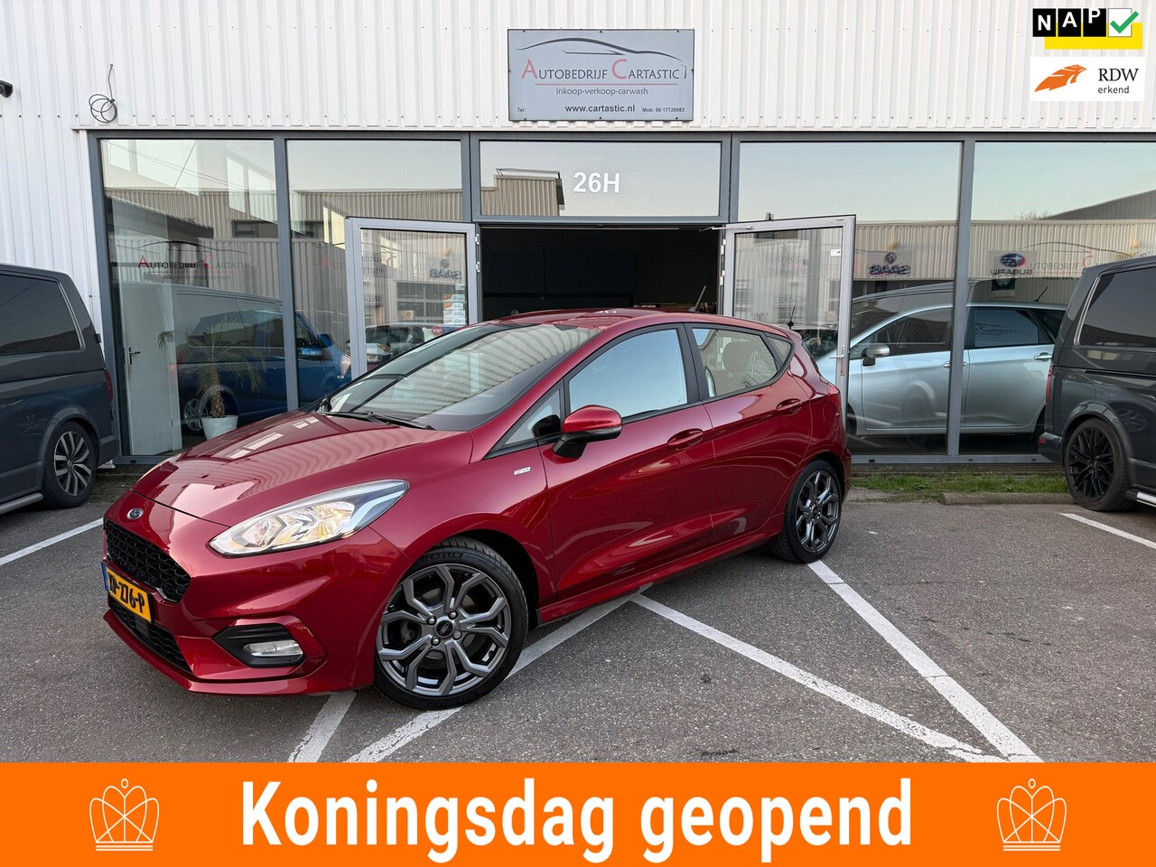 Ford Fiesta - 1.0 EcoBoost ST-Line KEYLESS | B&O | NAVI | PDC | CRUISE CONTROL | AIRCO | DEALER ONDERHOU - AutoWereld.nl
