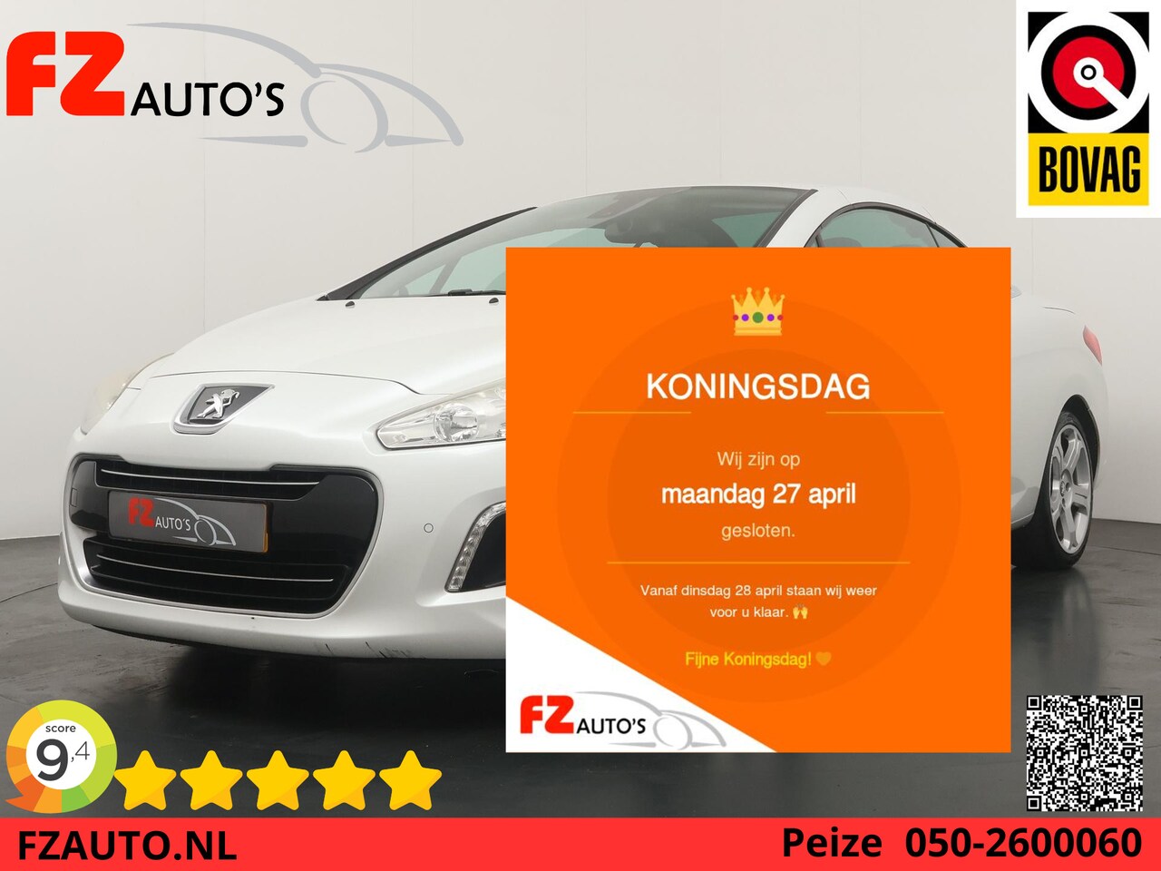 Peugeot 308 CC - 1.6 THP Féline | Metallic | Cabrio | Trekhaak | - AutoWereld.nl