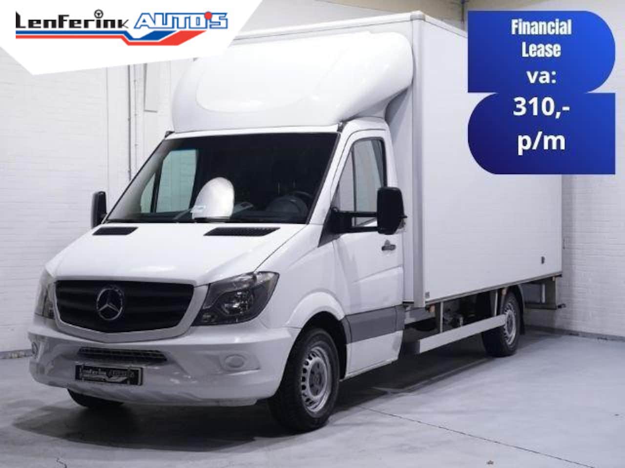 Mercedes-Benz Sprinter - 311 CDI Automaat Bakwagen met Deuren 20M3 Airco, Dakspoiler, LxBxH 430x210x220 cm, NAP, 3- - AutoWereld.nl