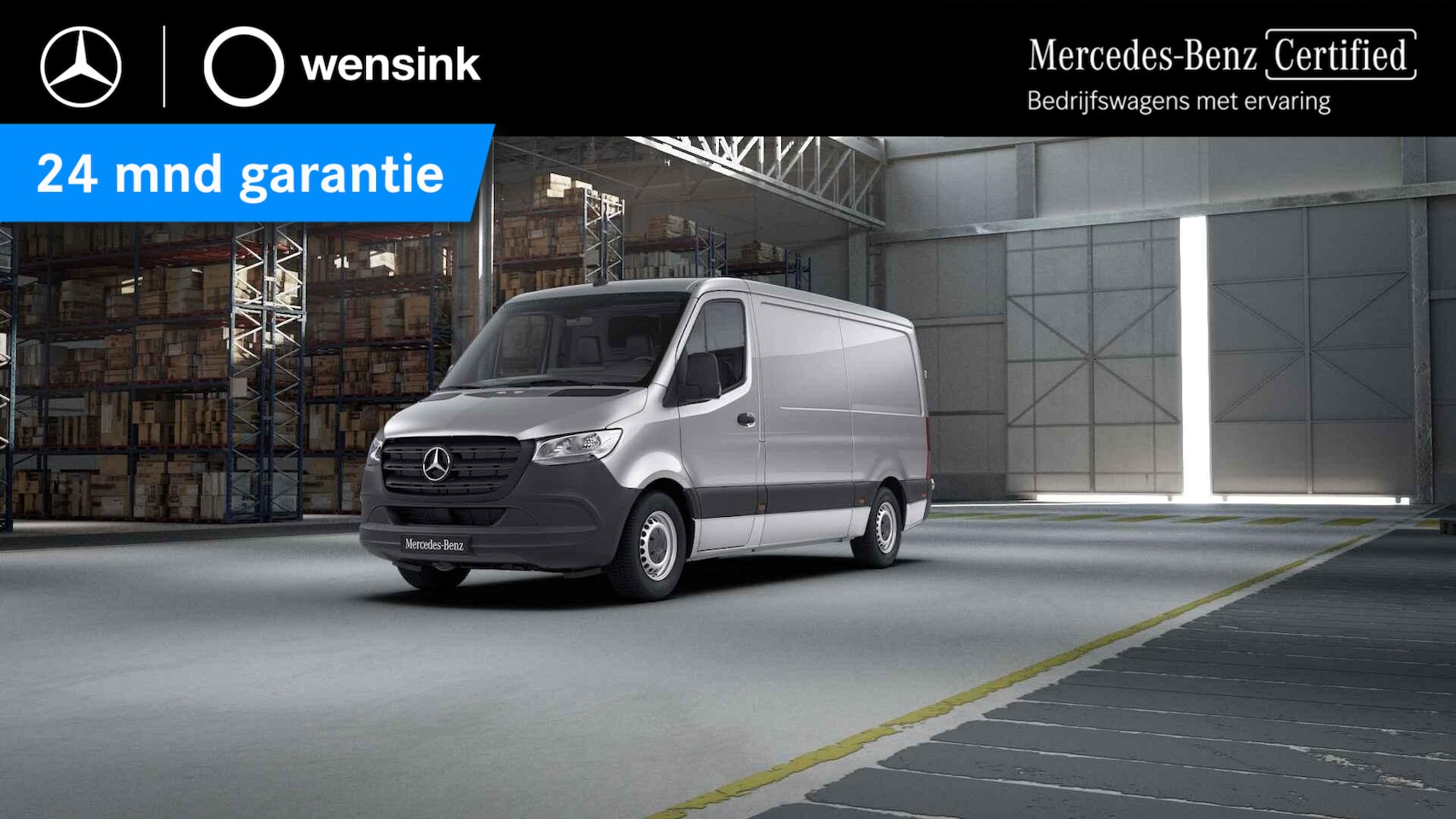 Mercedes-Benz Sprinter - 317 CDI | L2 H1 | PRO | AUTOMAAT | NAVIGATIE | AIRCO | W73 BREDE ACHTEROPSTAP | 3-ZITS | A - AutoWereld.nl
