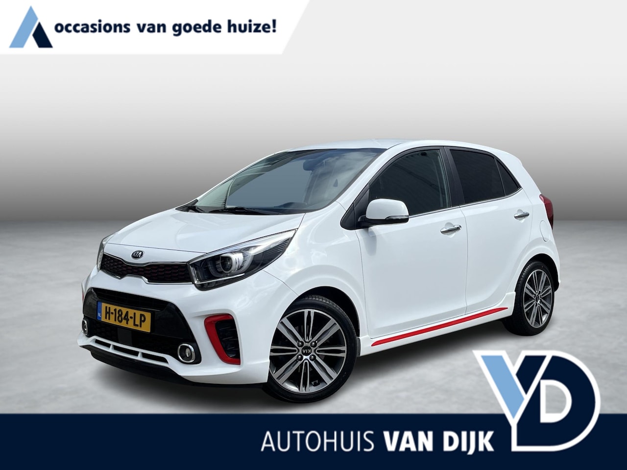 Kia Picanto - 1.0 T-GDI GT-Line | NL Auto/1e Eig./Navi/Leder/Clima/Cruise/Stuur&Stoelverwarming/Apple Ca - AutoWereld.nl