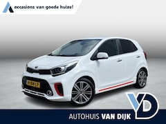Kia Picanto - 1.0 T-GDI GT-Line | NL Auto/1e Eig./Navi/Leder/Clima/Cruise/Stuur&Stoelverwarming/Apple Ca