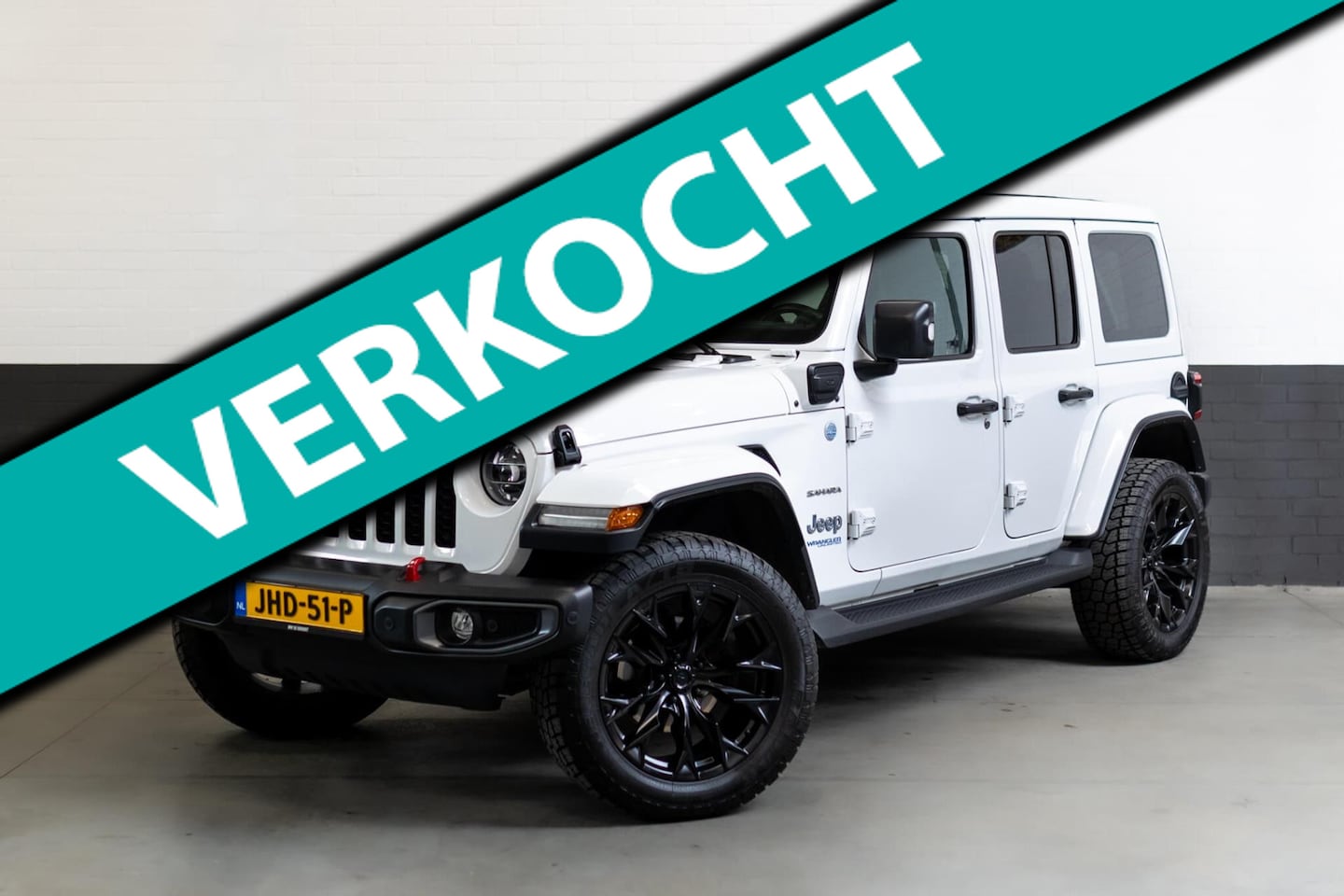 Jeep Wrangler Unlimited - 4xe cabrio, 20 inch, Apple - Android ect. - AutoWereld.nl
