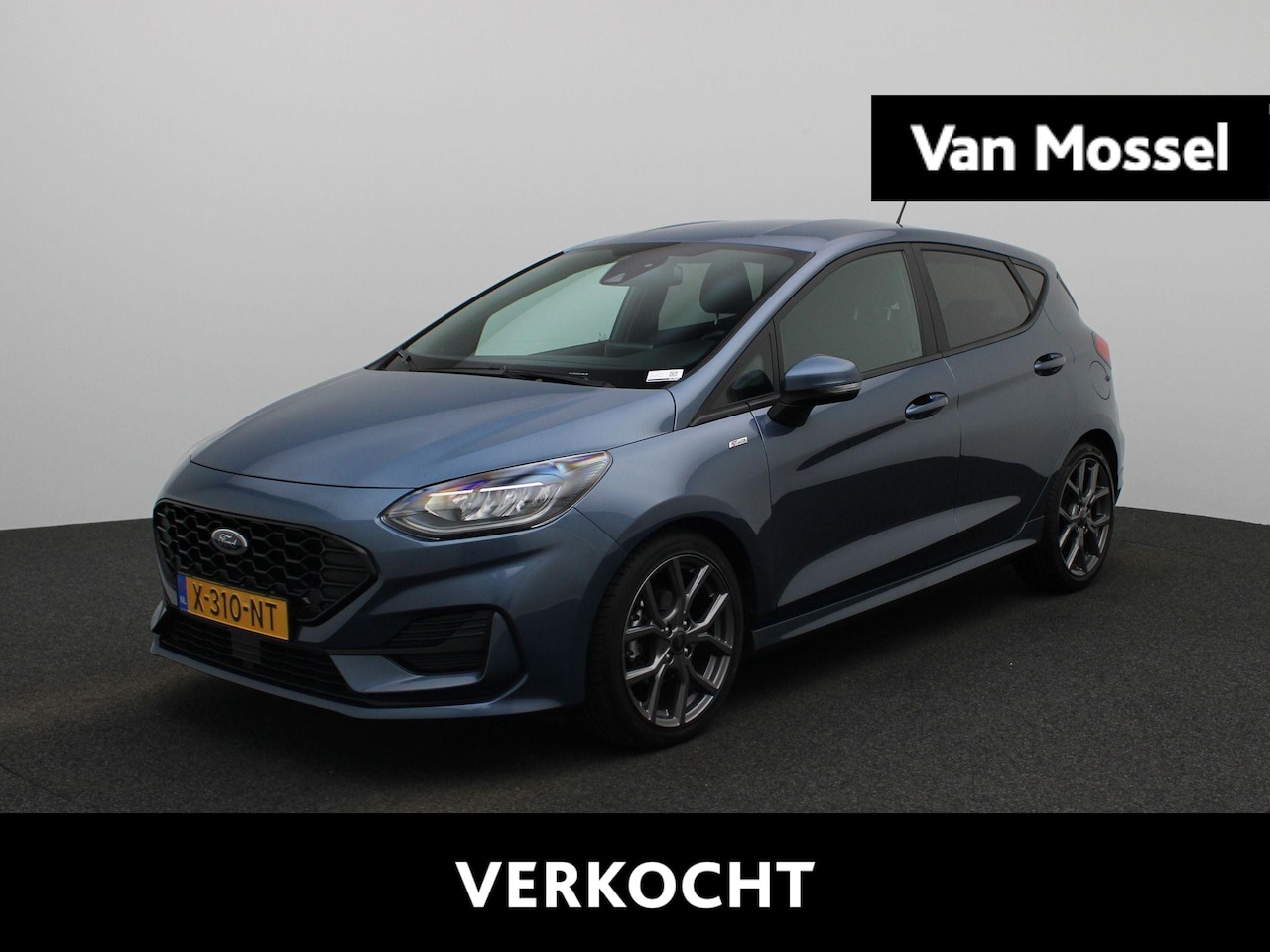 Ford Fiesta - 1.0 EcoBoost Hybrid ST-Line Winterpack | Navigatie | Airco | cruise control | Apple carpla - AutoWereld.nl