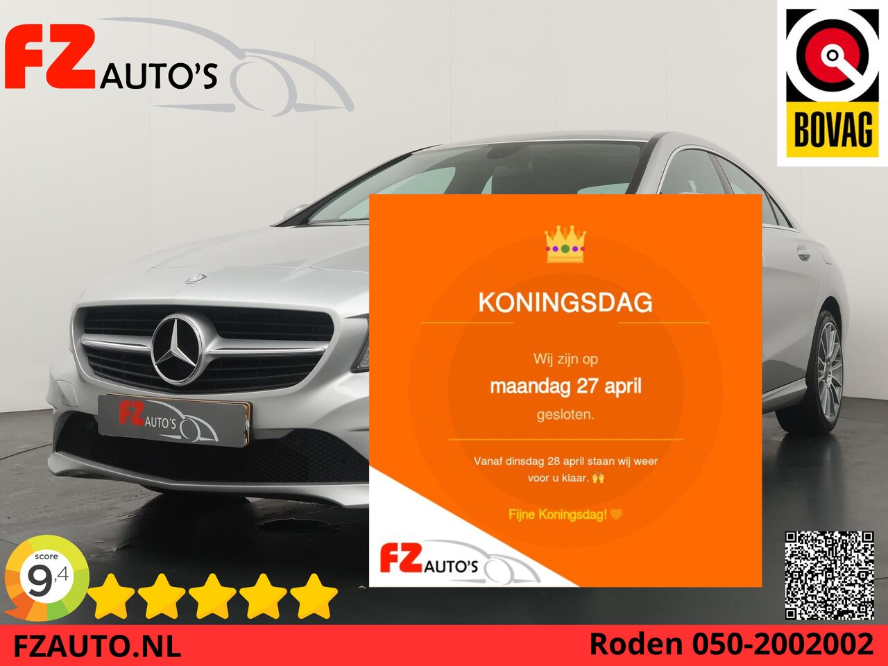 Mercedes-Benz CLA-Klasse - 200 Ambition Automaat - Parkeersensoren V+A - Cruise Controle - Airco - AutoWereld.nl