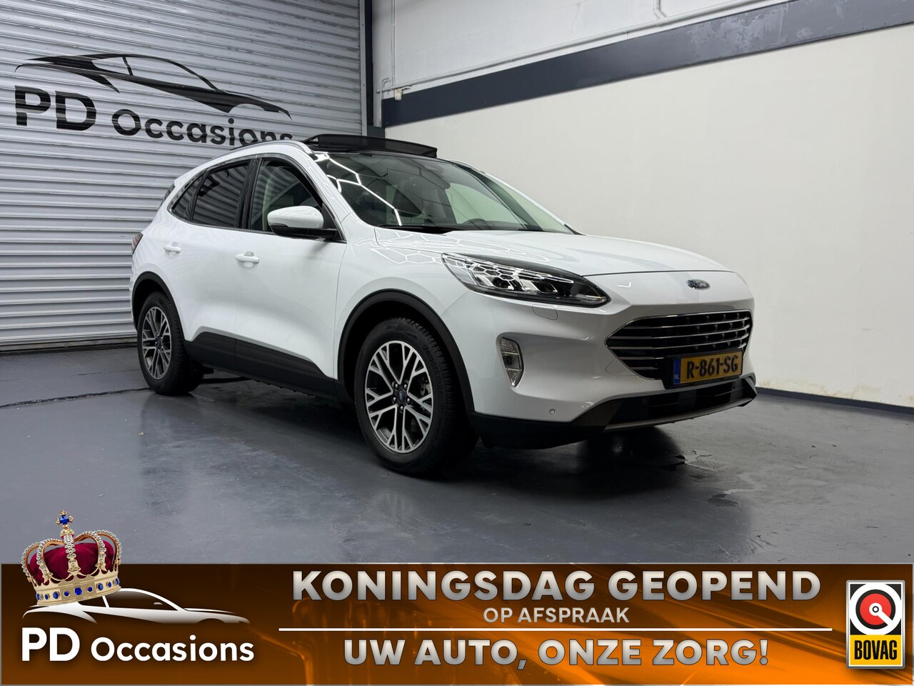Ford Kuga - 2.5 PHEV Titanium X - Pano - Trekhaak- Winter pakket - Keyless - Half leer - AutoWereld.nl
