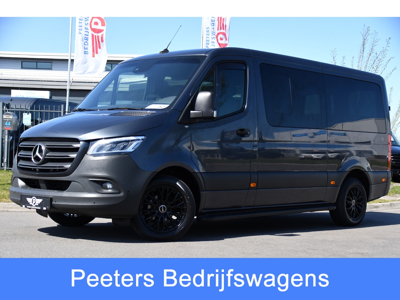 Mercedes-Benz Sprinter - 319 3.0 CDI L2H1 DC PB Edition 360 Camera, Cruise, Carplay, LED, Stoelverwarming, 190pk, A - AutoWereld.nl