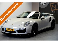 Porsche 911 Cabrio - 3.8 Turbo 441kW/600pk PDK7 NL-AUTO AKRAPOVIC COMPLEET + SPORT CHRONO + PDLS PLUS + KEYLESS