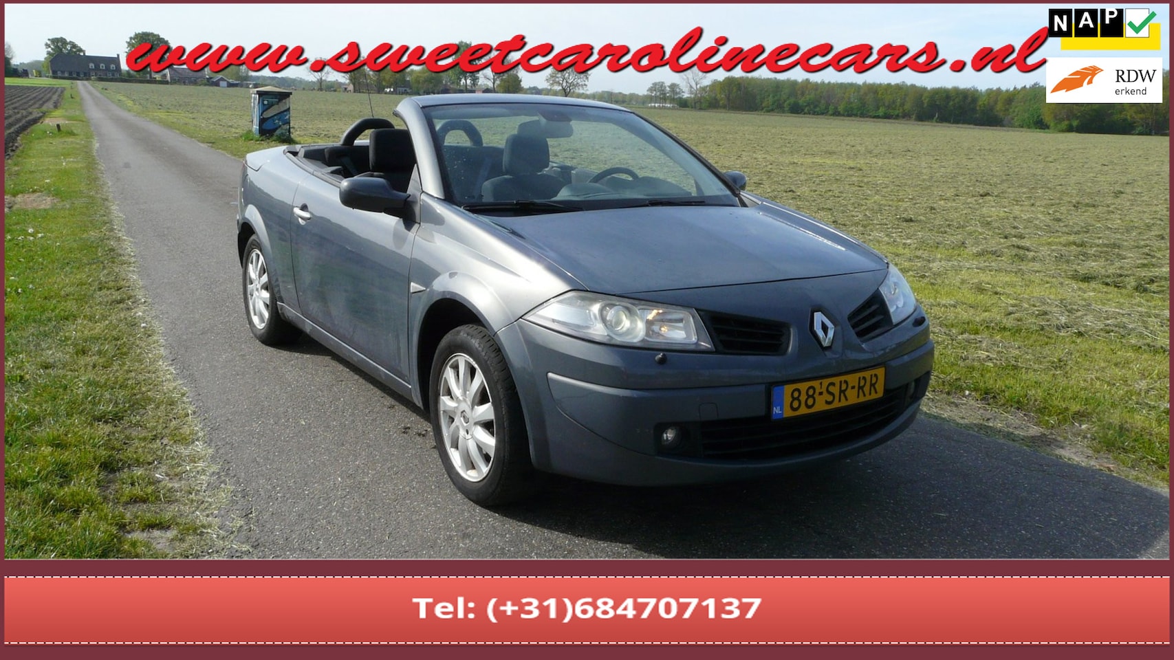 Renault Mégane coupé cabriolet - 1.6-16V Tech Line 1.6-16V Tech Line,Panoramadak,Airco,Lmv's..INRUILKOOPJE! - AutoWereld.nl