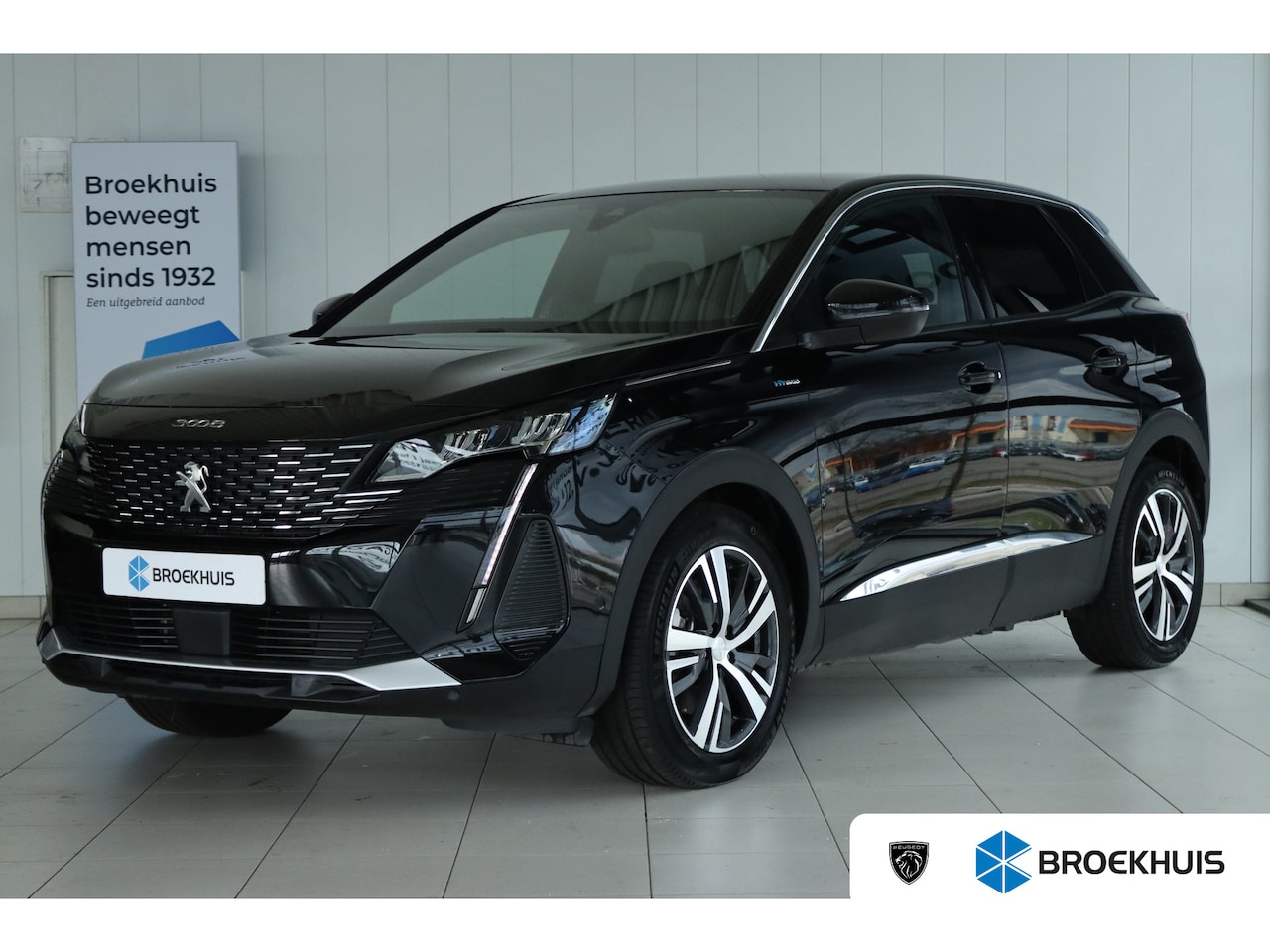 Peugeot 3008 - 1.6 HYbrid 225 Allure Pack Business | Adapt. Cruise | Camera | Stoelverwarming | Navigatie - AutoWereld.nl