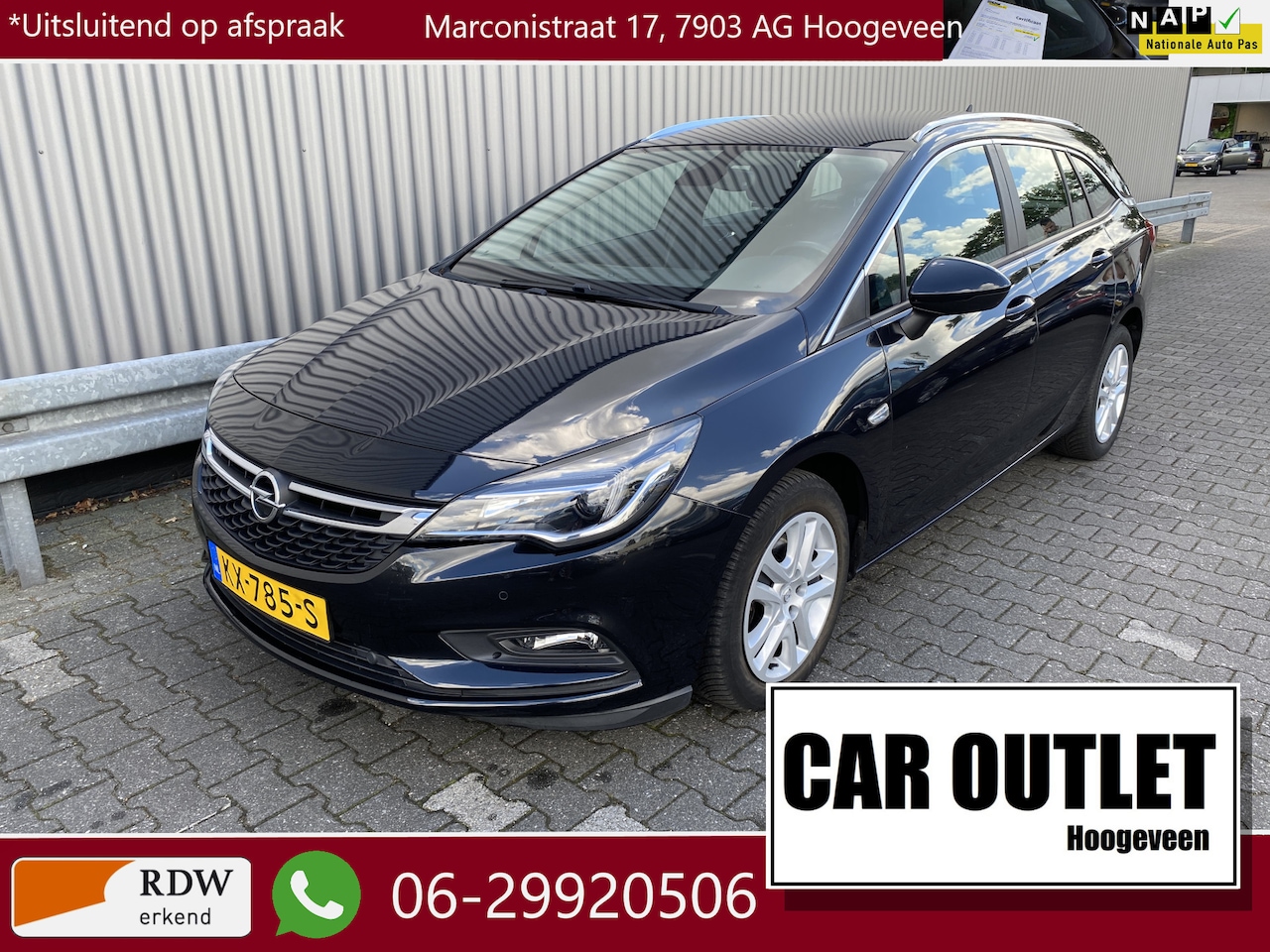 Opel Astra Sports Tourer - 1.6 CDTI Business+ 135Dkm.NAP, Navi, A/C, DAB+, CC, PDC v/a, LM, – Inruil Mogelijk – - AutoWereld.nl
