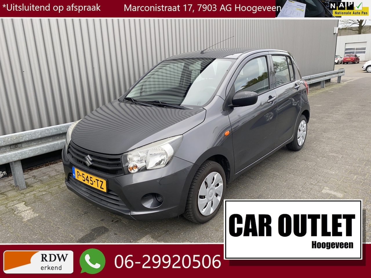 Suzuki Celerio - 1.0 Comfort AUTOMAAT, 75Dkm, Airconditioning, nw. APK – Inruil Mogelijk – - AutoWereld.nl