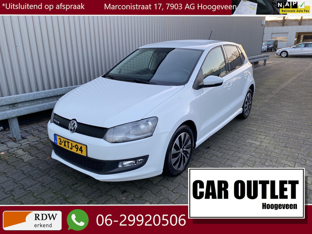 Volkswagen Polo - 1.4 TDI Bluemotion 1.4 TDI BlueMotion 5-Drs, A/C, CC, Bluetooth, PDC, LM, nw. APK – Inruil Mogelijk – - AutoWereld.nl