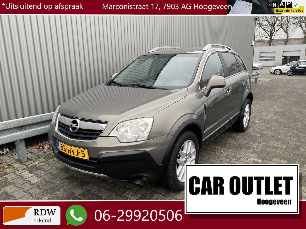 Opel Antara - 2.4-16V Temptation A/C, CC, Stoelvw, PDC, LM, Trekh, nw. APK – Inruil Mogelijk – - AutoWereld.nl