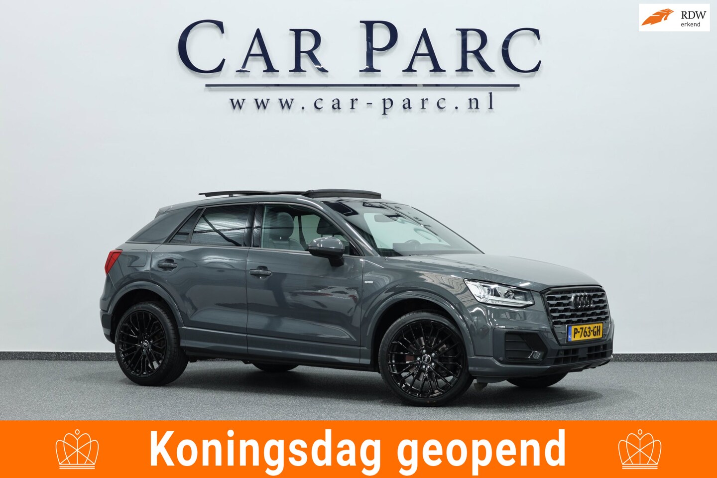 Audi Q2 - 1.4 TFSI CoD S-line LED/PANO/LEER+S.VERWARMING/19" LMV/CAM/ACC/ECC/12 MND GARANTIE! - AutoWereld.nl