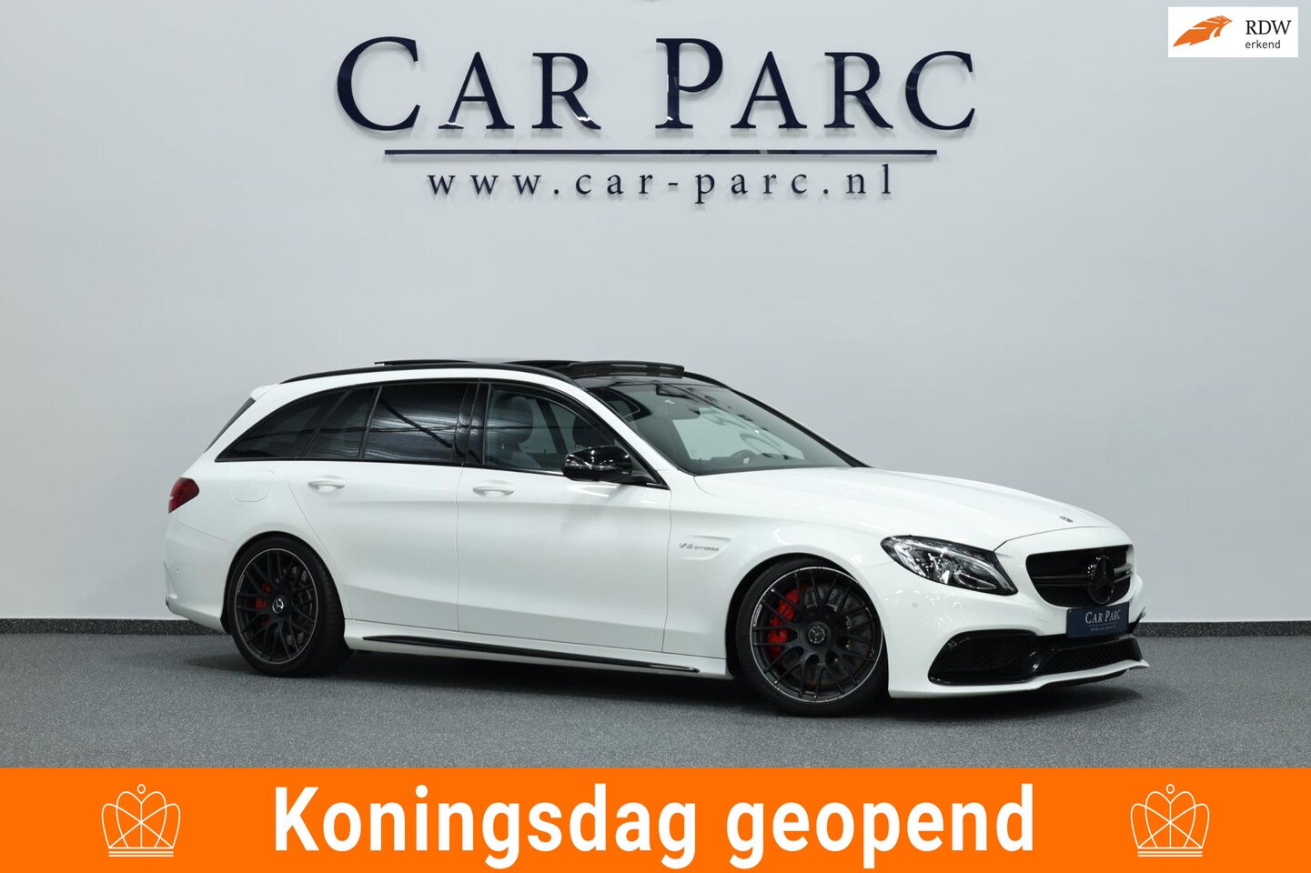 Mercedes-Benz C-klasse Estate - AMG 63 S 510+PK LED/SFEER/PANO/HALF LEDER+ALCANTARA+S.VERWARMING/19" LMV/360/ECC/12 MDN GA - AutoWereld.nl