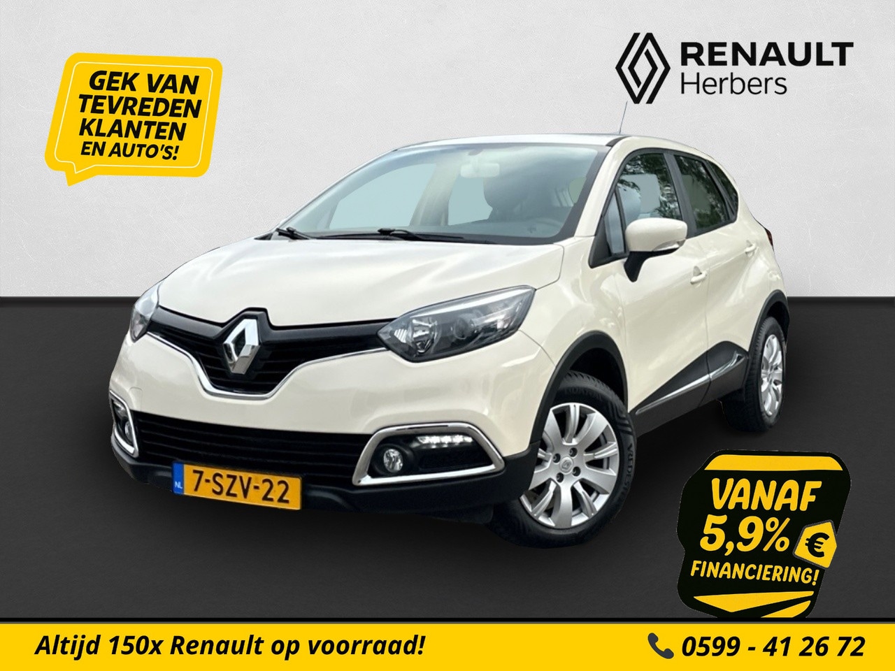 Renault Captur - 0.9 TCe Expression AIRCO / NAVI - AutoWereld.nl