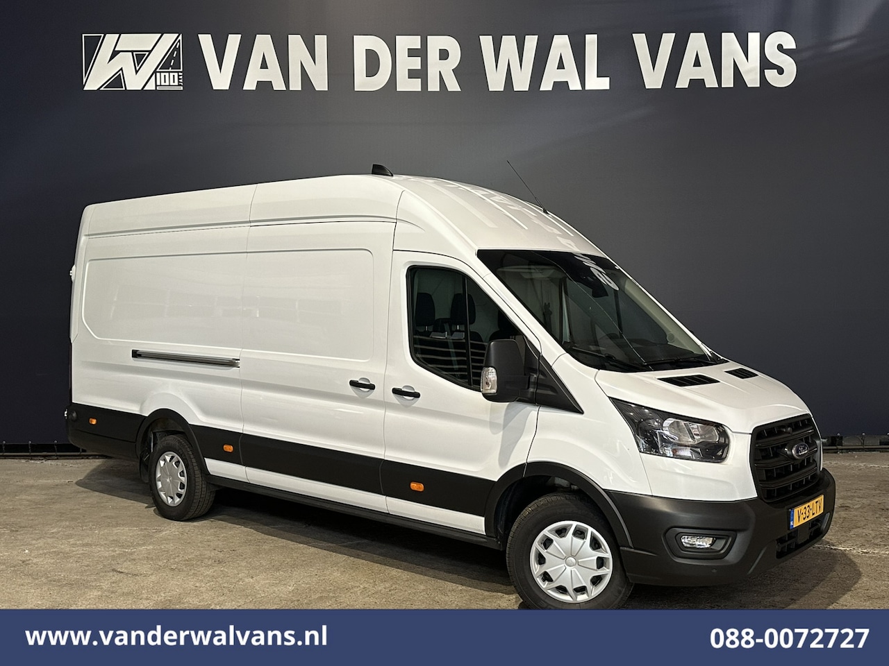 Ford Transit - 2.0 TDCI 131pk L4H3 Jumbo Euro6 Airco | Camera | Cruisecontrol | Verwarmde voorruit Parkee - AutoWereld.nl