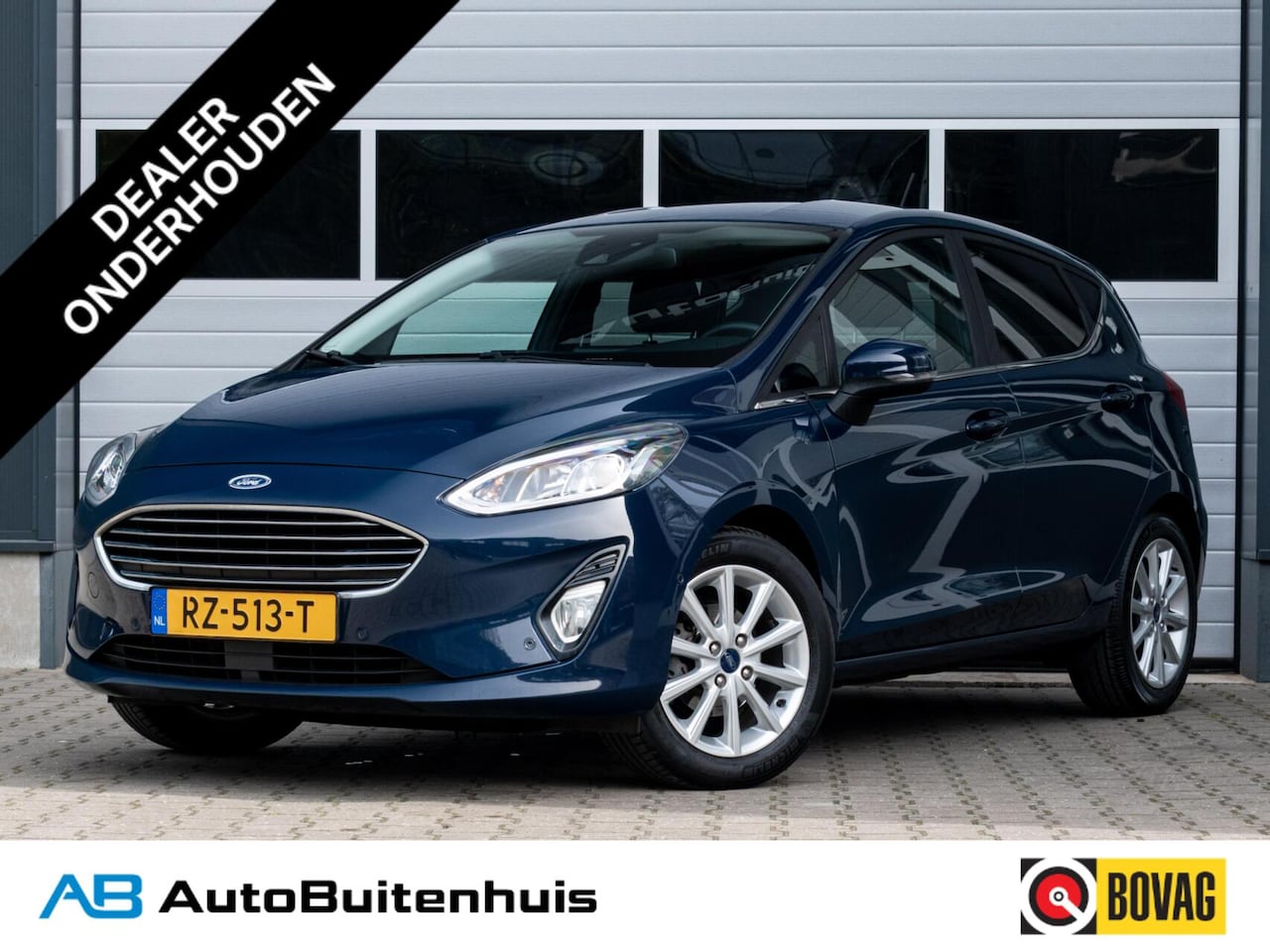 Ford Fiesta - 1.0 EcoBoost Titanium|1e EIGENAAR|ADAPT. CRUISE|CLIMATE|CAMERA|KEYLESS|CARPLAY - AutoWereld.nl