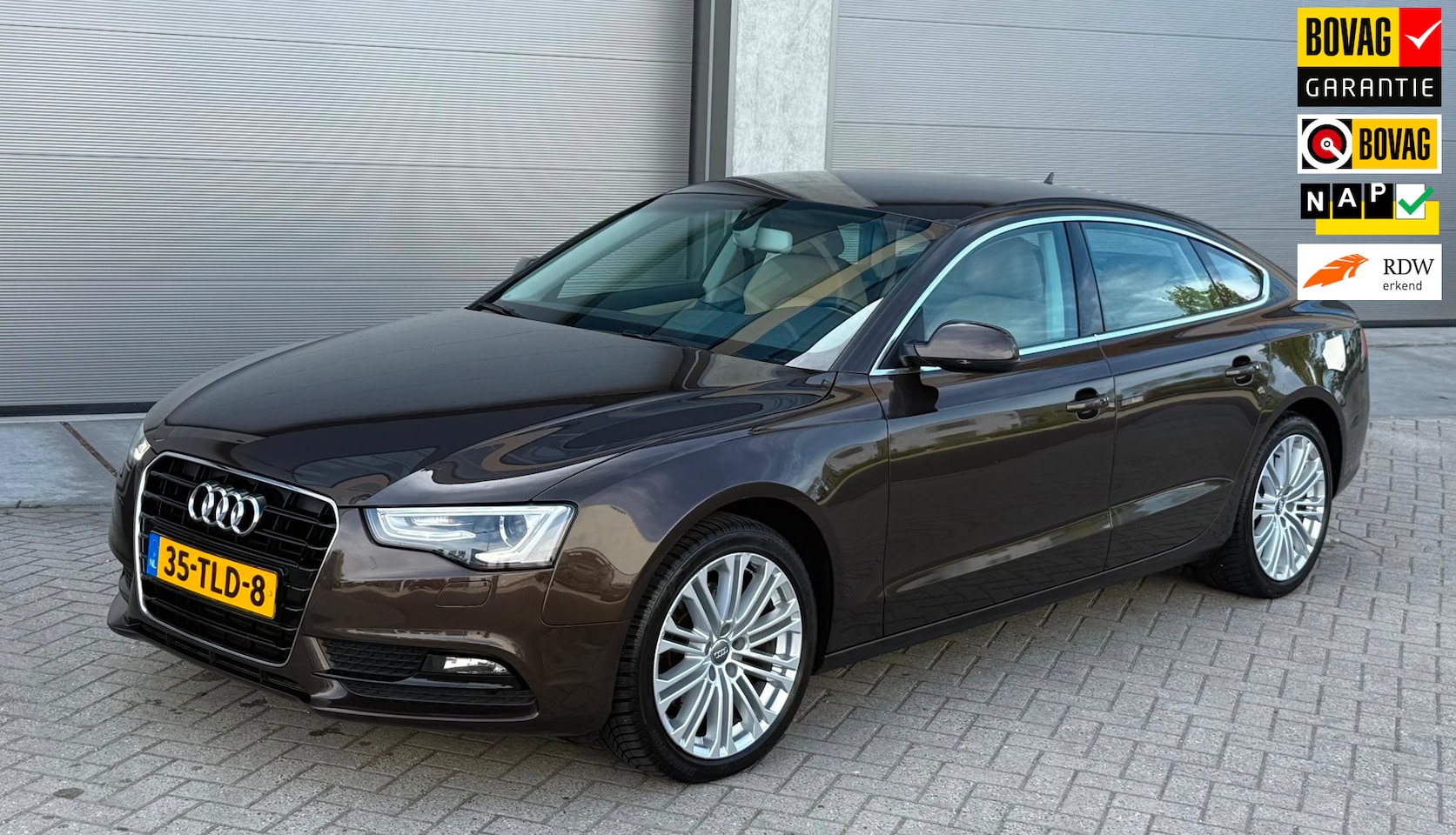 Audi A5 Sportback - 1.8 TFSI Pro Line Bruin 2012 NAP|2E EIG - AutoWereld.nl