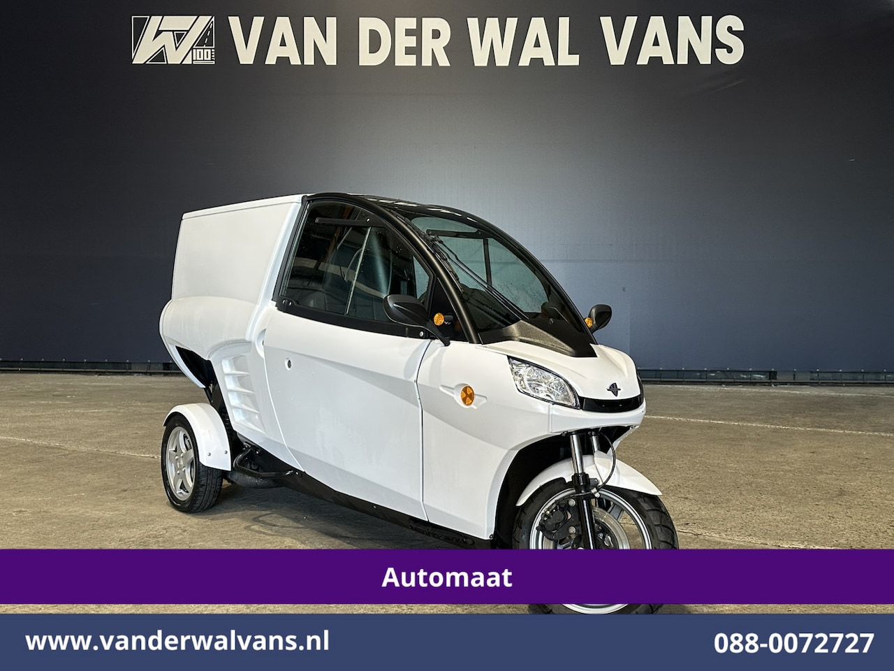 Carver Cargo - Brommobiel Base 5.4 kWh | 100% Elektrisch | Ideaal parkeren in stad! | 45 km/u Verwarmde v - AutoWereld.nl