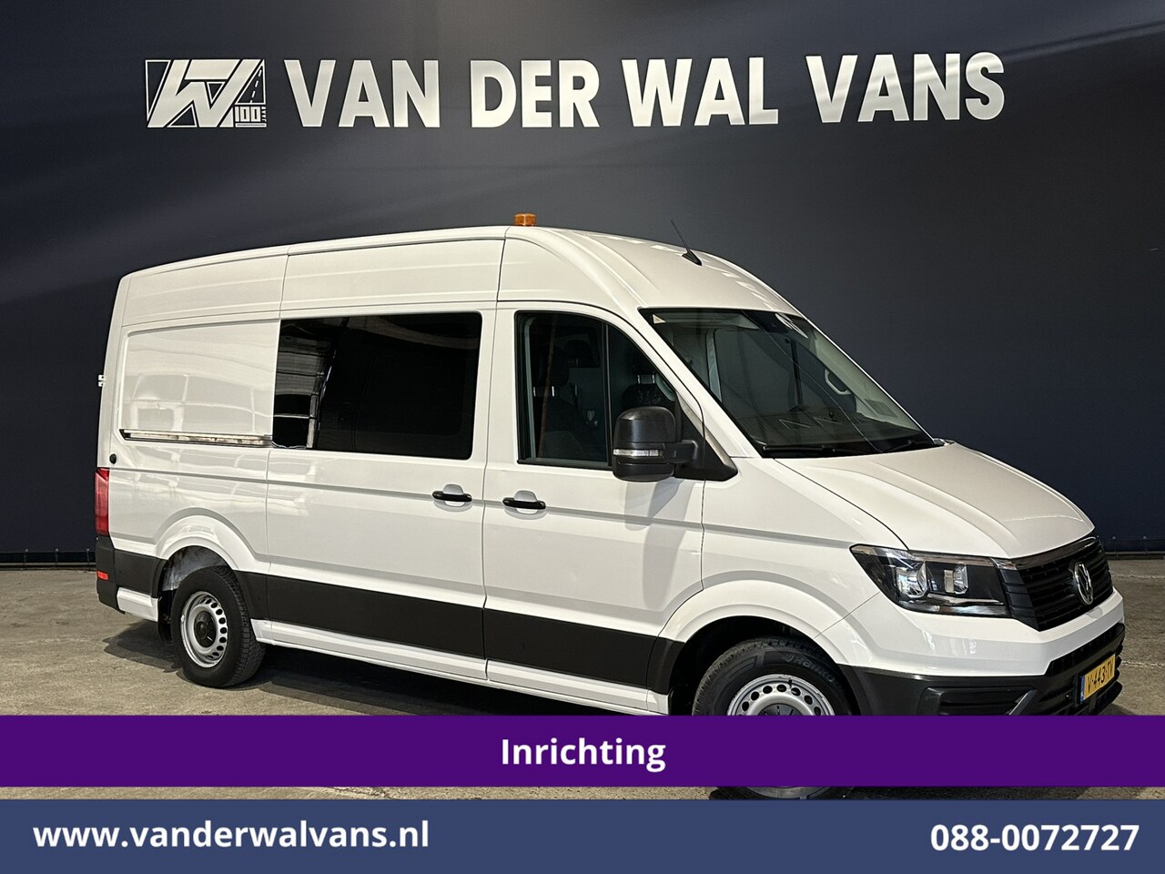 Volkswagen Crafter - 2.0 TDI 141pk L3H3 L2H2 Inrichting Euro6 Airco | Camera | Apple Carplay | 3000kg Trekhaak - AutoWereld.nl