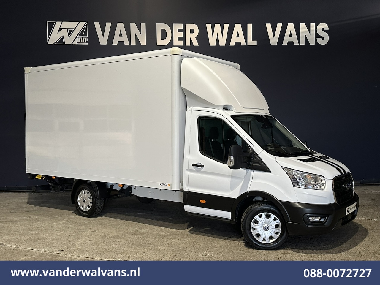 Ford Transit - 2.0 TDCI 160pk Bakwagen 225cm Hoog Laadklep Euro6 Airco | Camera | Cruisecontrol Stoelverw - AutoWereld.nl