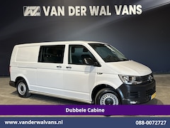 Volkswagen Transporter - 2.0 TDI 150pk L2H1 Dubbele Cabine Airco | 5-Zits | Navigatie | Apple Carplay | Cruisecontr