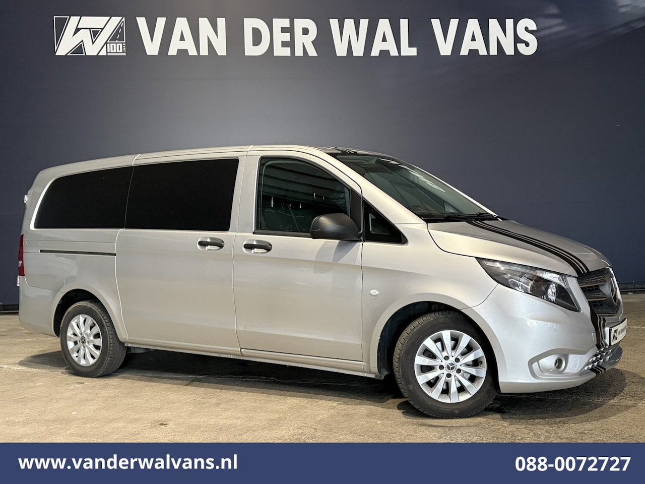 Mercedes-Benz Vito - 114 CDI 136pk L2H1 Euro6 Airco | Camera | Navigatie | Cruisecontrol | LM Velgen Bijrijders - AutoWereld.nl
