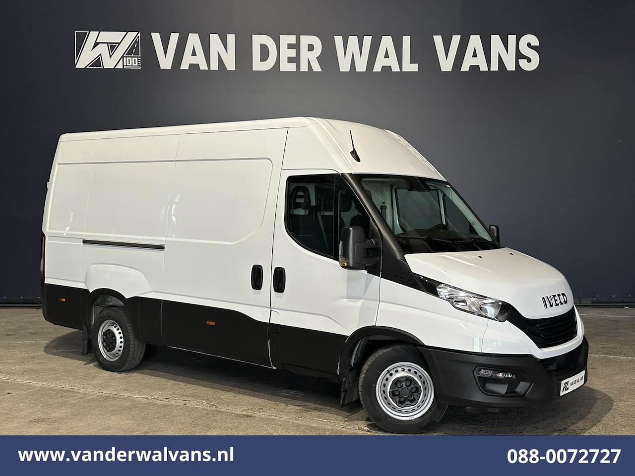 Iveco Daily - 35S16 157pk L2H2 Euro6 Airco | Parkeersensoren | 3500kg Trekvermogen Bijrijdersbank - AutoWereld.nl