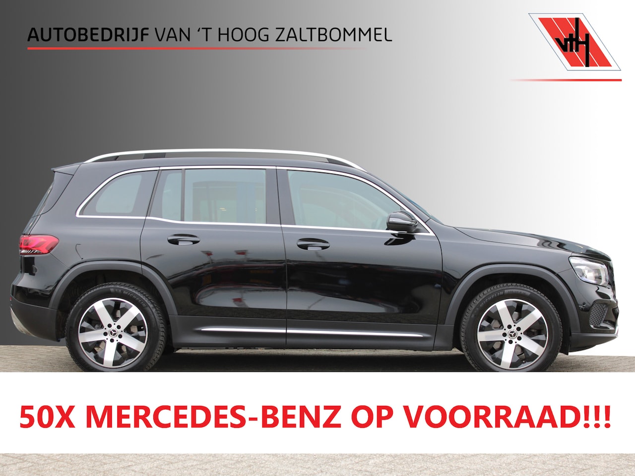 Mercedes-Benz GLB - 180 AUT7 Luxury Line 7-PERS LEDER SFEER CARPLAY TREKHAAK - AutoWereld.nl