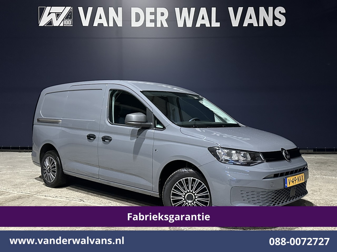 Volkswagen Caddy Cargo Maxi - 2.0 TDI 102pk L2H1 Fabrieksgarantie Euro6 Airco | Camera | Apple Carplay | Bumper in de kl - AutoWereld.nl