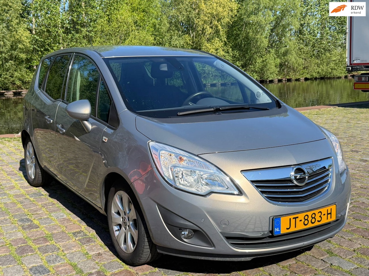 Opel Meriva - 1.4 Turbo Cosmo Automaat 1e eigenaar cruis control airco parkeer sensor trekhaak - AutoWereld.nl