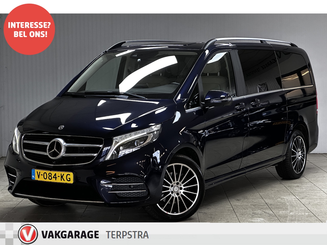 Mercedes-Benz V-klasse - 250d 4-MATIC Lang DC Avantgarde Edition AMG/ Automaat/ 191 pk!/ Trekhaak/ Burmester!/ 19'' - AutoWereld.nl