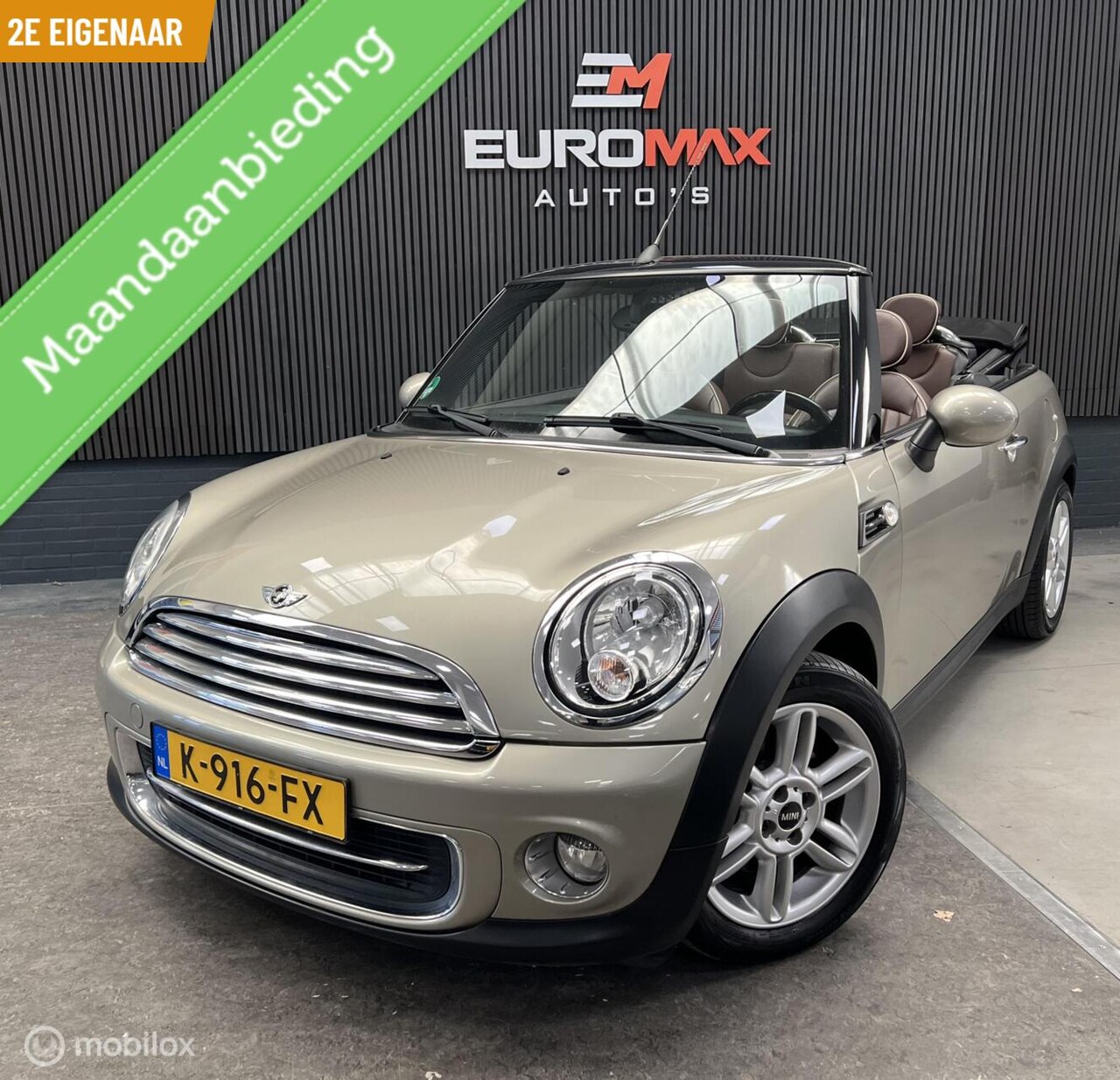 MINI Cabrio - 1.6 Cooper Pepper 2e eigenaar - Airco - Cruise. - AutoWereld.nl