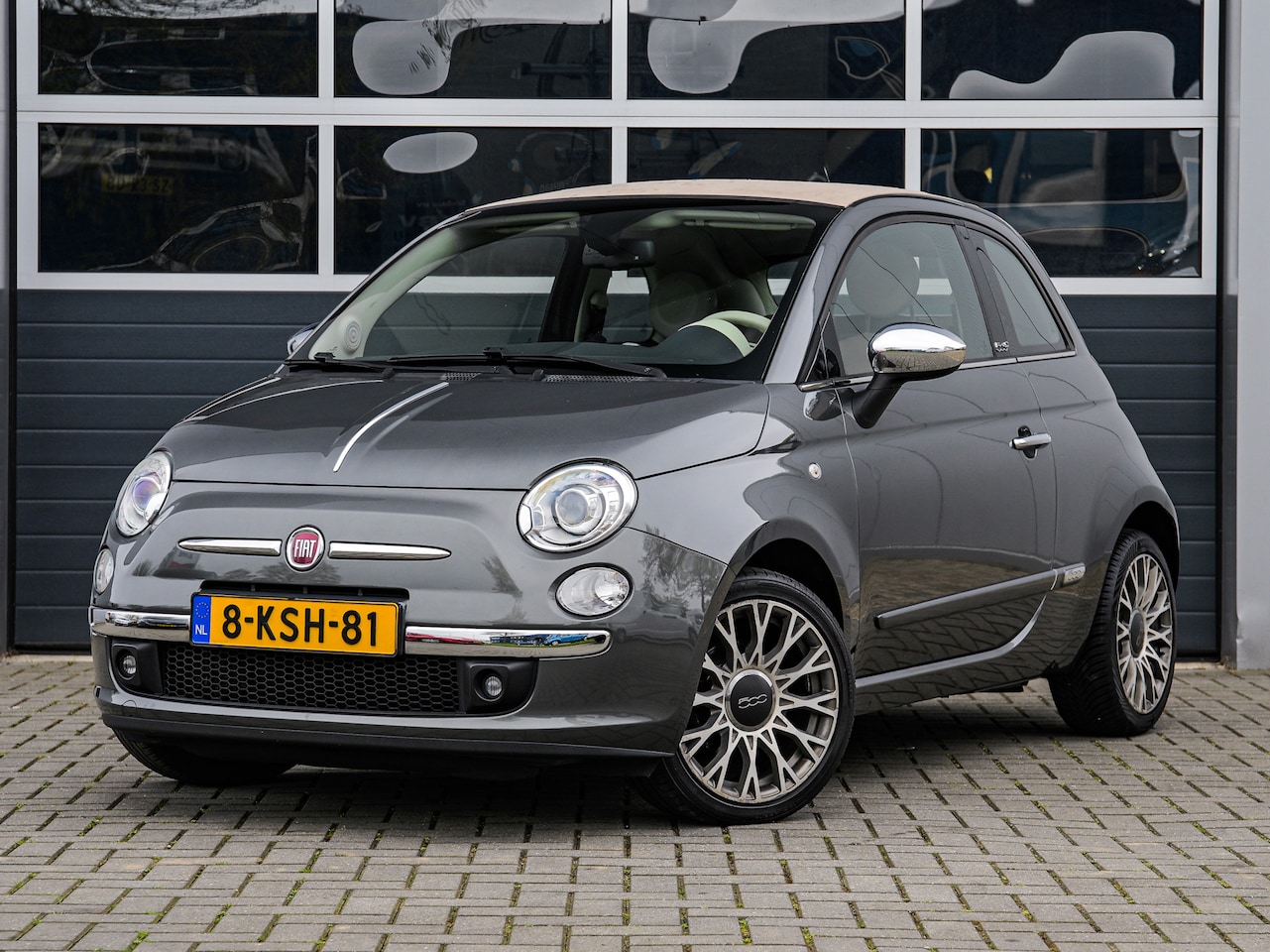 Fiat 500 C - 0.9 TwinAir Rock Millionaire | Cabrio | Navi | Leder | Xenon | PDC | 16'' velgen - AutoWereld.nl