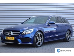 Mercedes-Benz C-klasse Estate - C180 156PK AMG SPORT EDITION PREMIUM PLUS AUTOMAAT / NAVI / LEDER / CLIMA / FULL-LED / PDC
