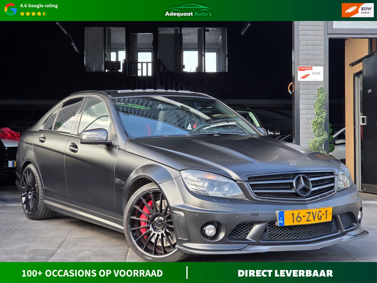 Mercedes-Benz C-klasse - AMG 63|Memory|Pano|YoungTimer|Satijn - AutoWereld.nl