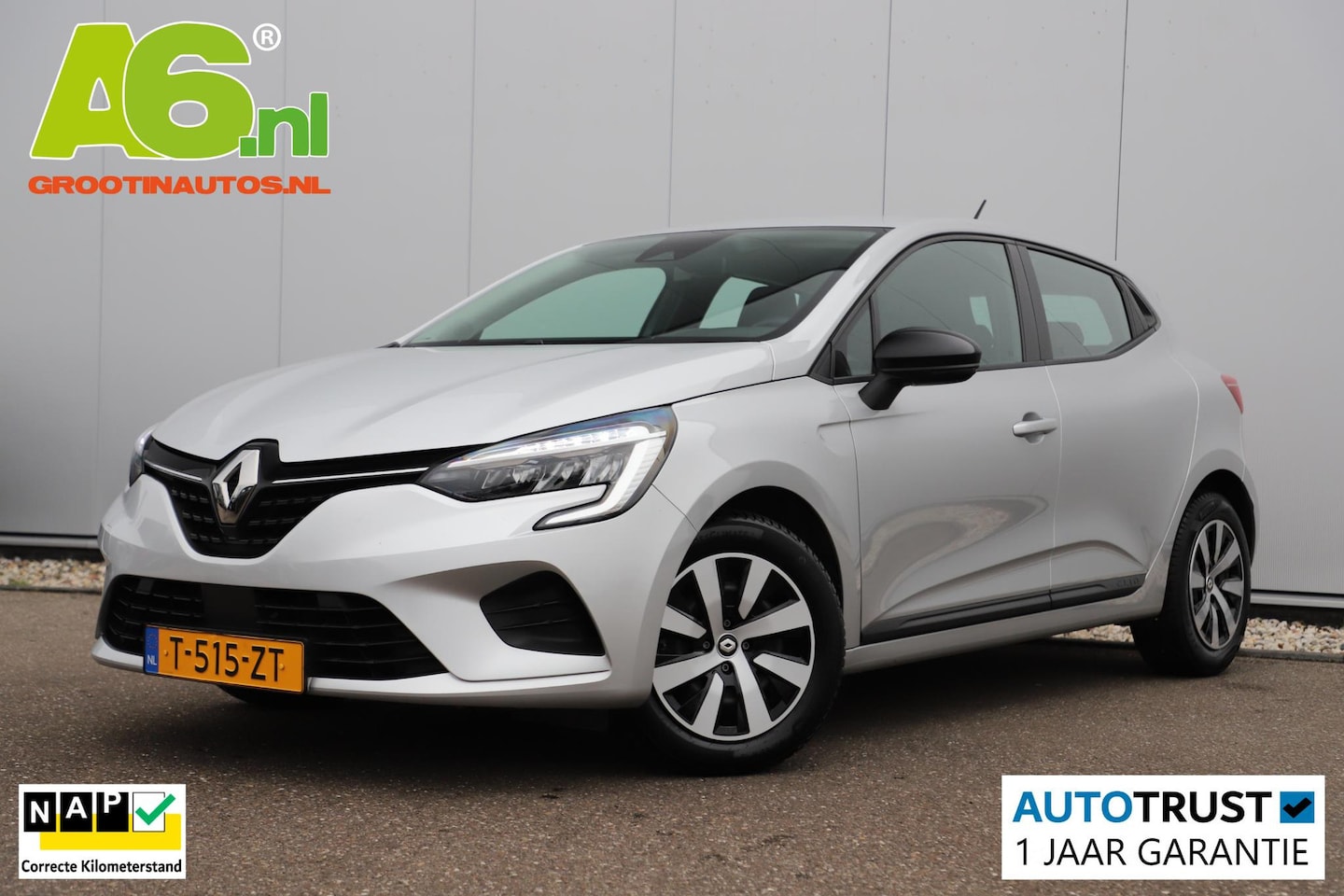 Renault Clio - 1.0 TCe 90 Equilibre Navigatie Airco Cruise Control Carplay Android Rijstrooksensor Parkee - AutoWereld.nl