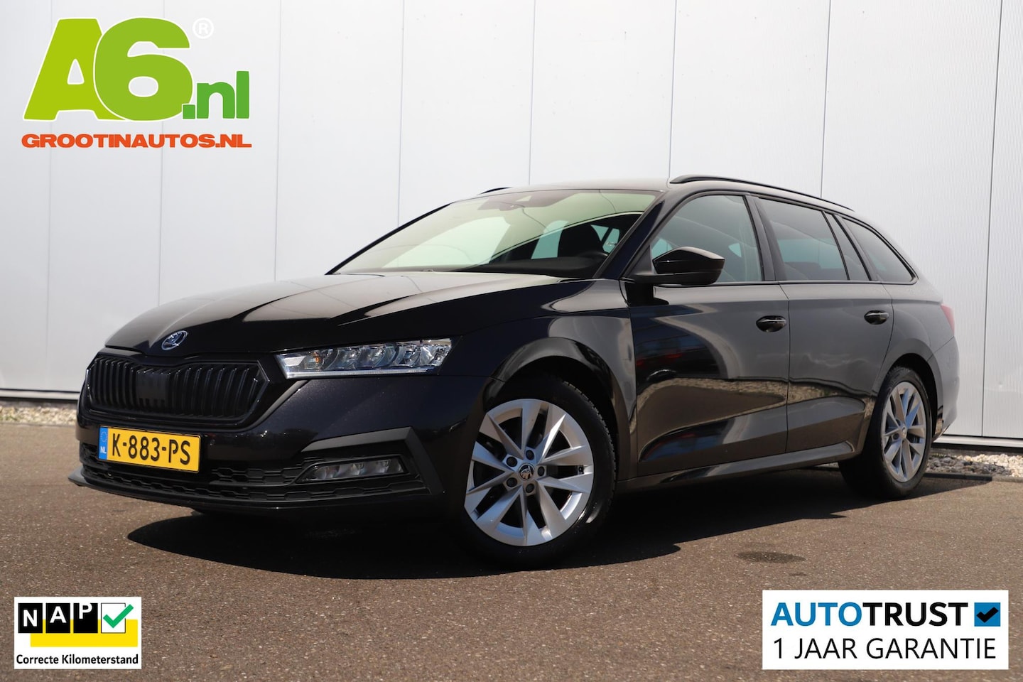 Skoda Octavia Combi - 1.0 e-TSI Sport Business 110PK Automaat Trekhaak RS Stoelen Navigatie Carplay Android - AutoWereld.nl