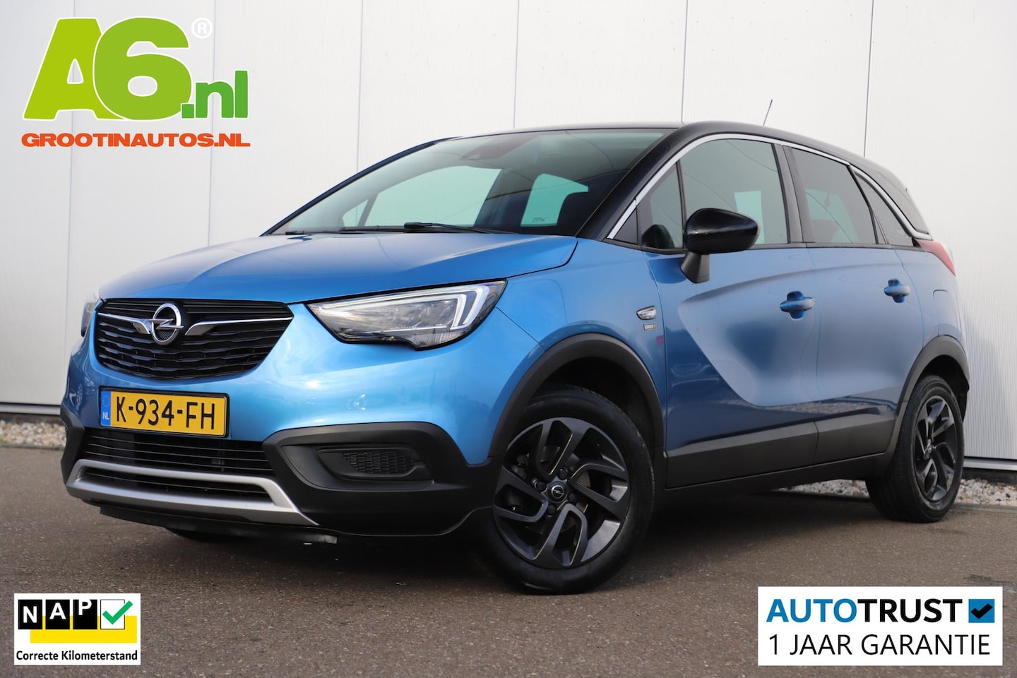 Opel Crossland X - 1.2 Edition 2020 Navigatie LED Carplay Android Airco Cruise Control Rijstrooksensor - AutoWereld.nl