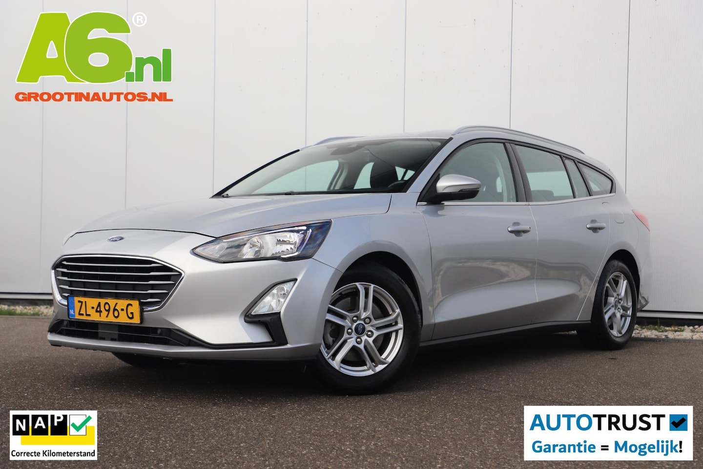 Ford Focus Wagon - 1.0 EcoBoost Trend Edition Business 101PK Trekhaak Navigatie Carplay Android Airco Cruise - AutoWereld.nl
