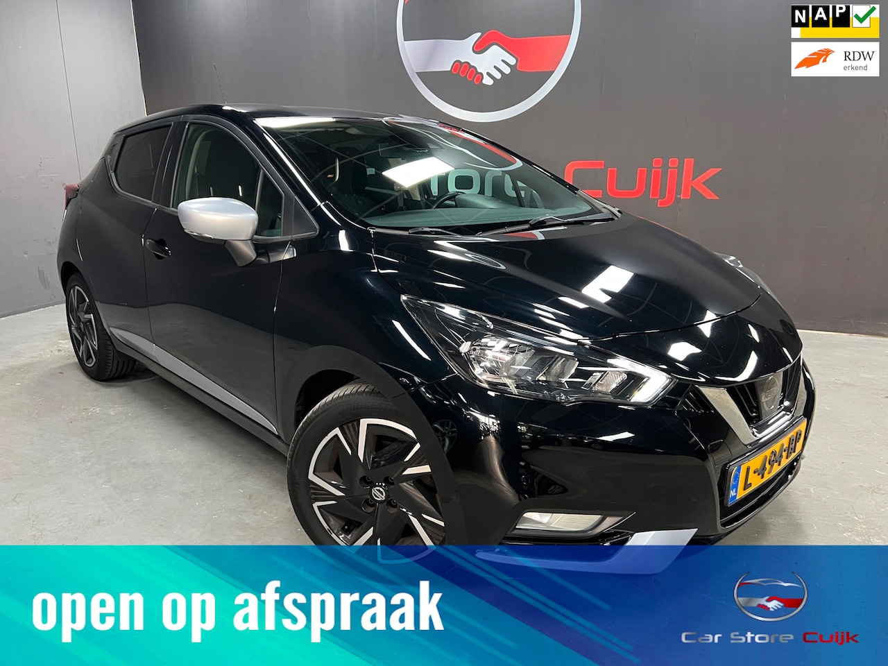 Nissan Micra - 1.0 IG-T N-Design | Carplay | Half Leder | Dealer onderhouden | NAP - AutoWereld.nl